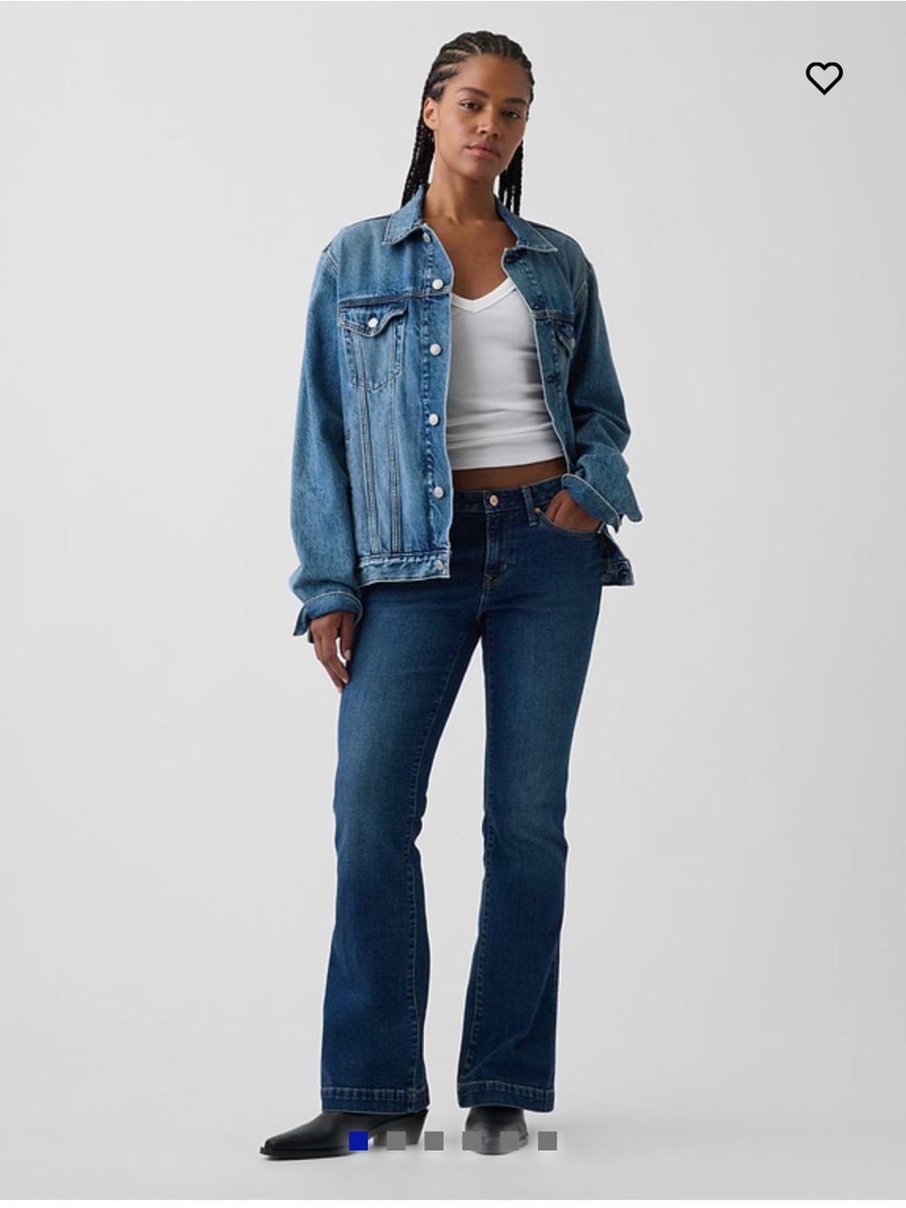 GAP low-rise long and lean jeans